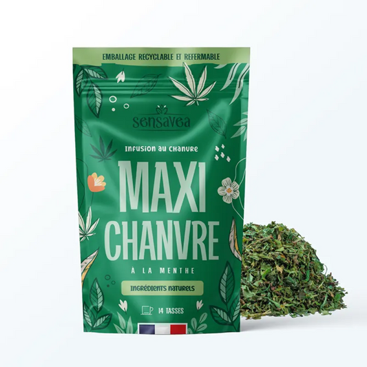 INFUSION CBD MAXI CHANVRE 70% A LA MENTHE