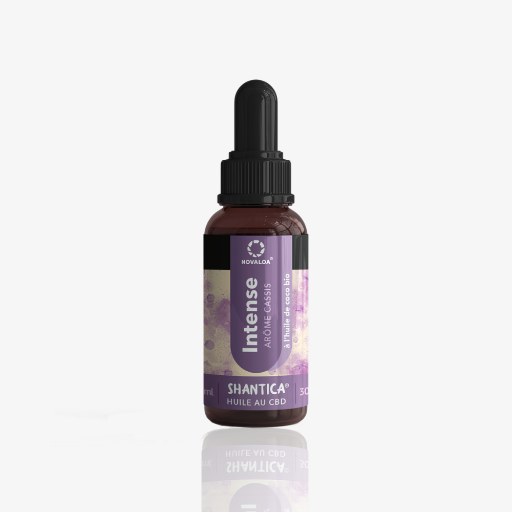 L'intense: Huile CBD Spectre complet saveur cassis